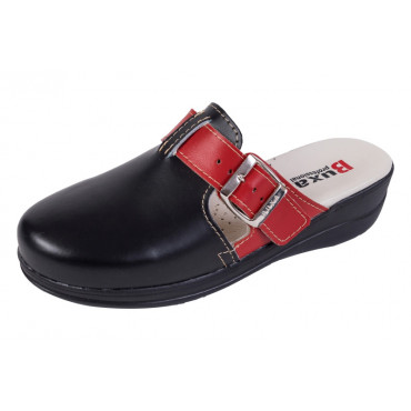 Odpružená zdravotná obuv MED20 - Čierna s červenou